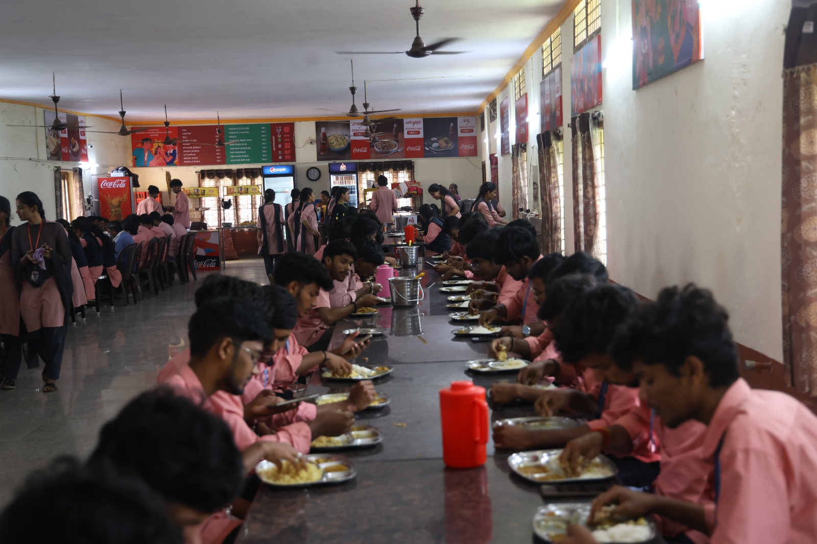 Canteen seating area
